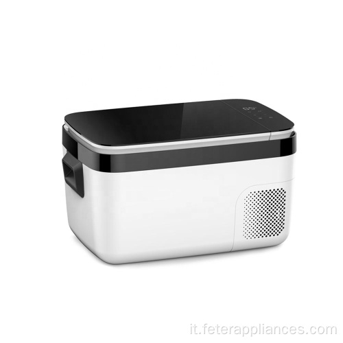 Mini freezer portatile AC DC a doppio uso per auto con compressore AC DC a doppio uso per casa e auto 12V/24V 556*345*314mm -18~10 ABS/PP